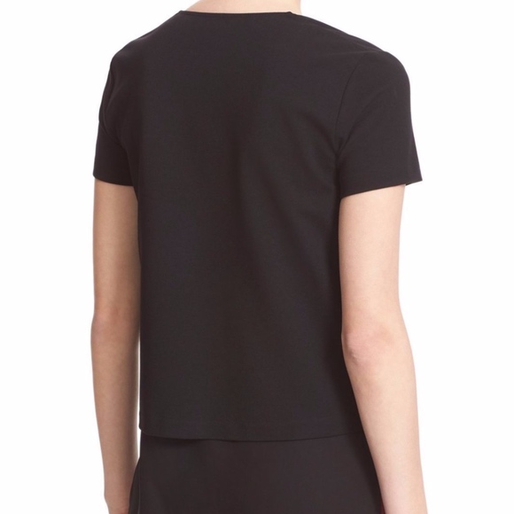 NWT $295 Theory Zadeia V-Neck Tee & Camisole Set in Black in XS! - Picture 5 of 8